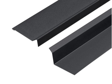 90° Verge Flashing and Backer Plate Kit for Standing Seam - 3m