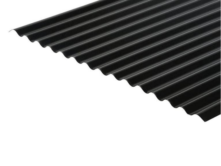 13/3 Corrugated 0.7 Thick PVC Plastisol Coated Roof Sheet