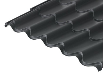 41/1000 Tile Form 0.6 Thick GreenCoat® Mica Coated Roof Sheet 