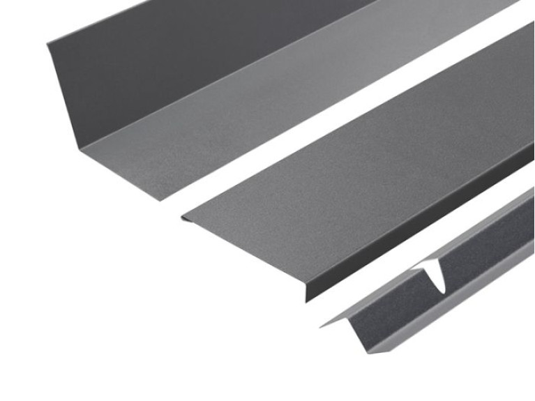 110° Lean-To Flashing and Z Bar Kit for Standing Seam - 3m